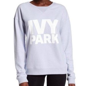 IVY PARK CREWNECK SWEATSHIRT - LIGHT BLUE